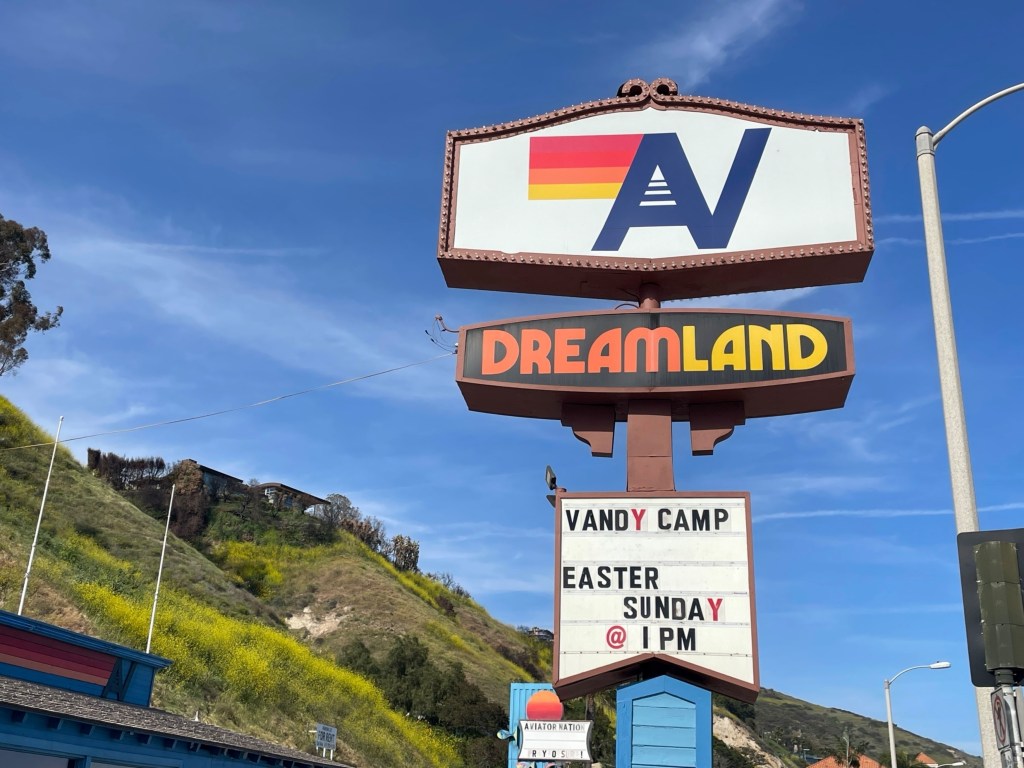 Vandy Camp event sign