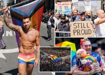 NYC Pride parade fills streets with glitter and glee — as NYPD wannabe marchers protest uniform ban