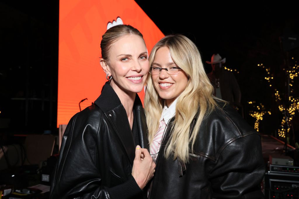 Charlize Theron and Reneé Rapp attend Charlize Theron's Africa Outreach Project block party