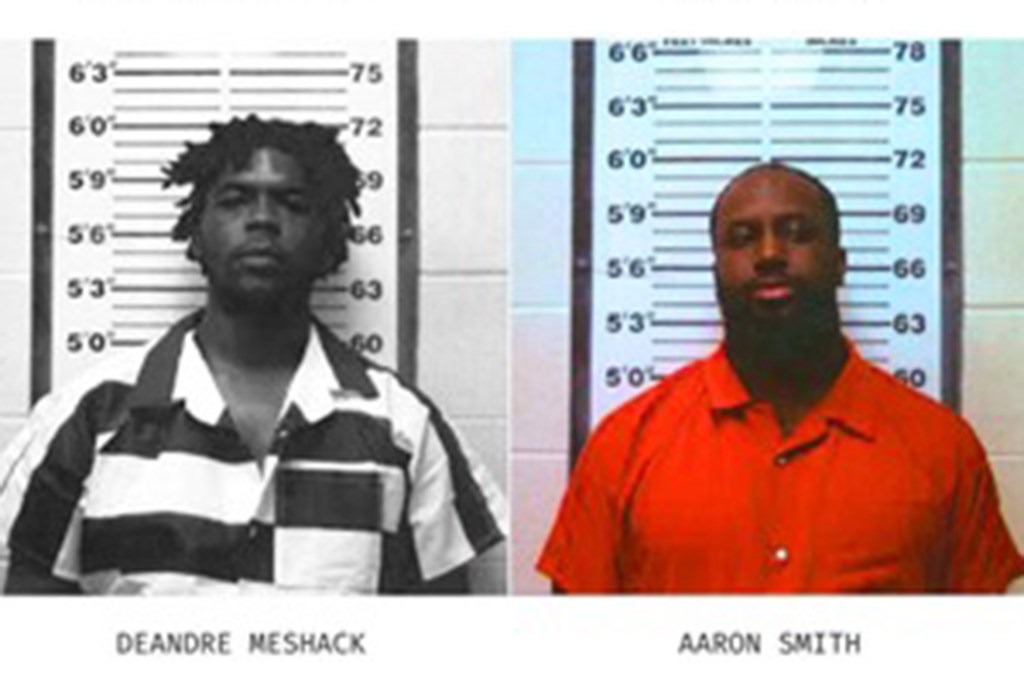 Mugshots of Deandre Meshack and Aaron Smith.