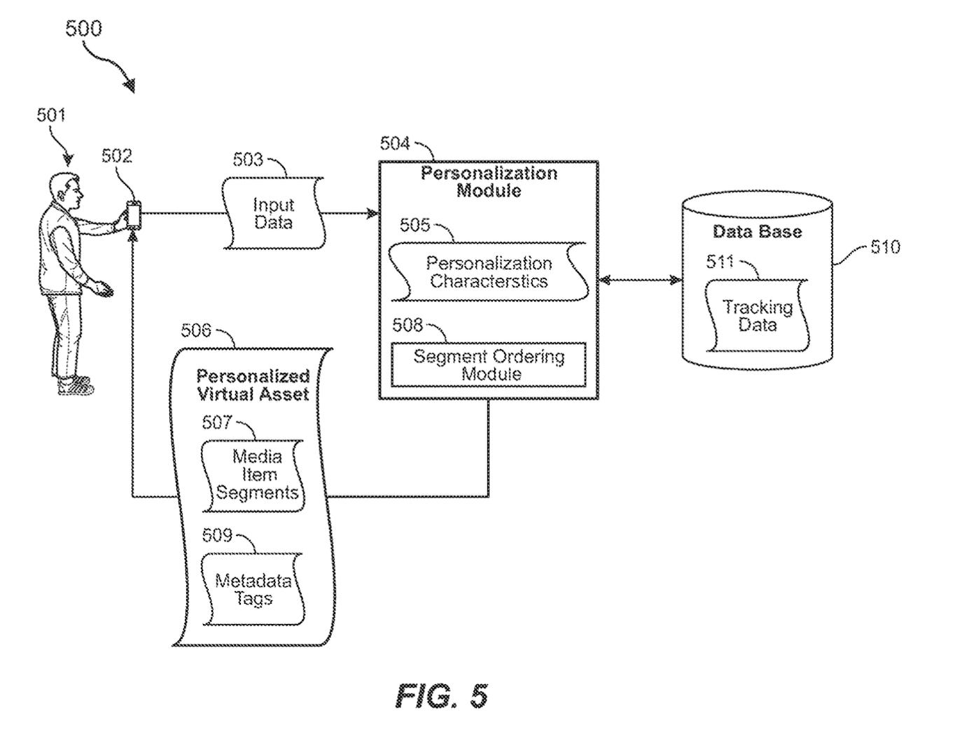 Screenshot from Netflix patent describing how it could make personalized trailers.