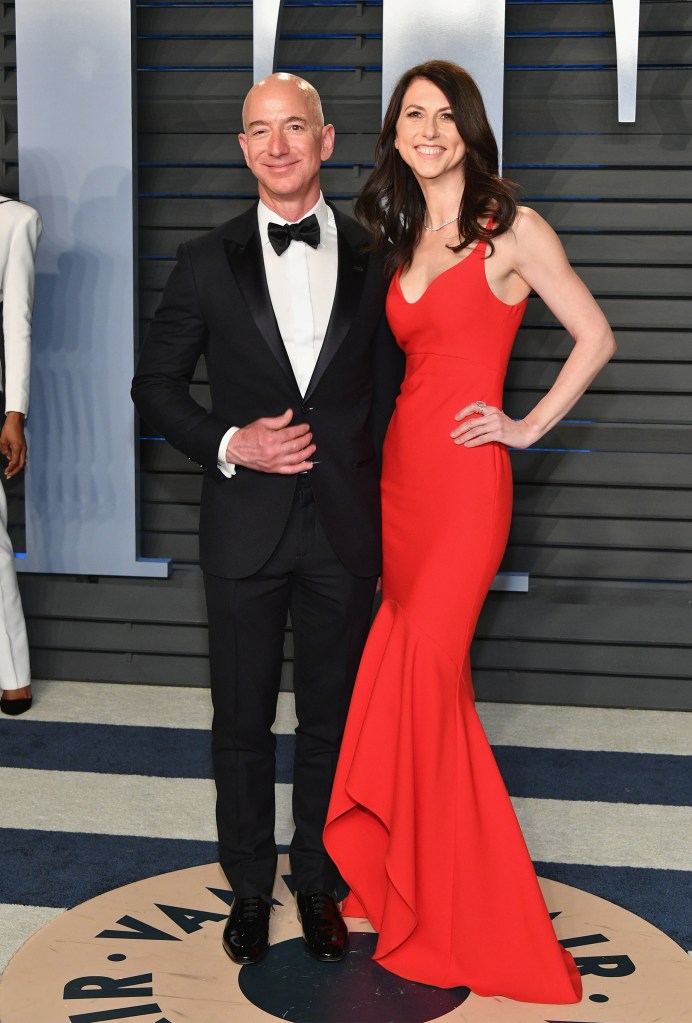 Jeff Bezos and Mackenzie Scott in March 2018