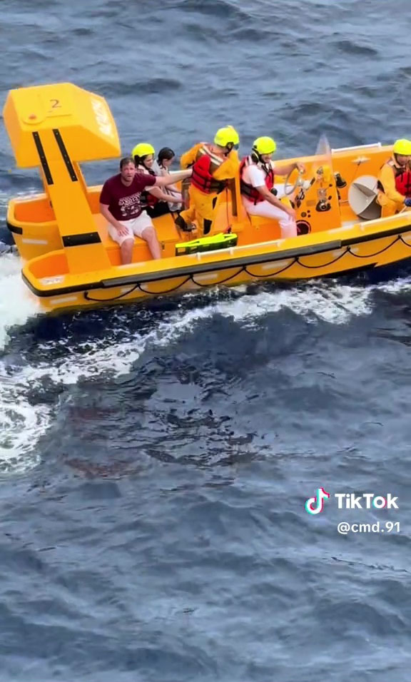 It's not clear how the girl fell off the cruise ship.