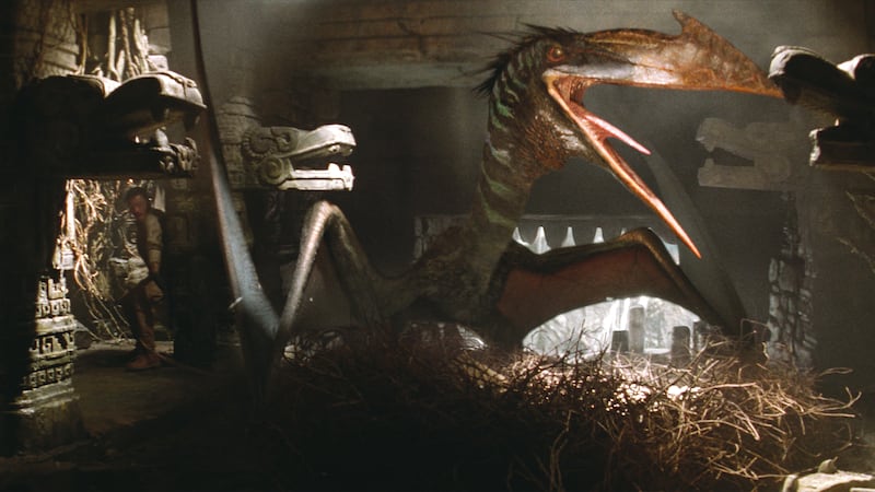 The Quetzalcoatlus in Jurassic World Rebirth.