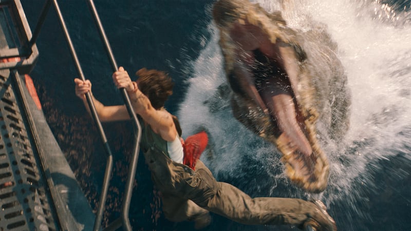 Philippine Velge and the Spinosaurus.