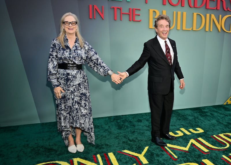 Meryl Streep and Martin Short at the Season 4 premiere of Hulu's