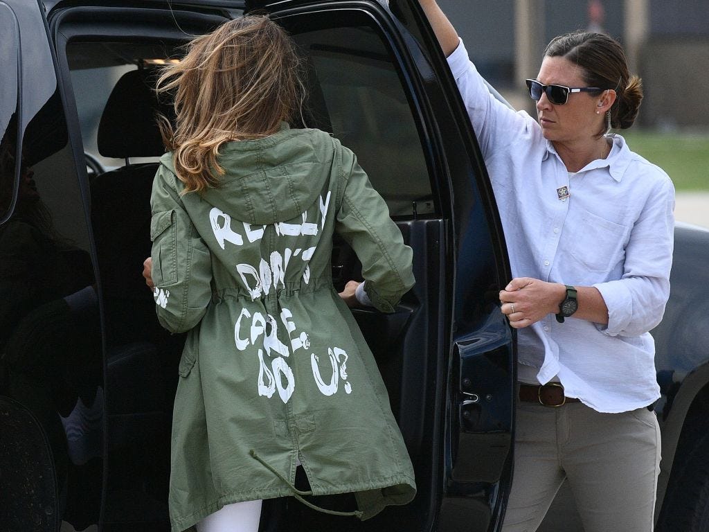 melania i dont care