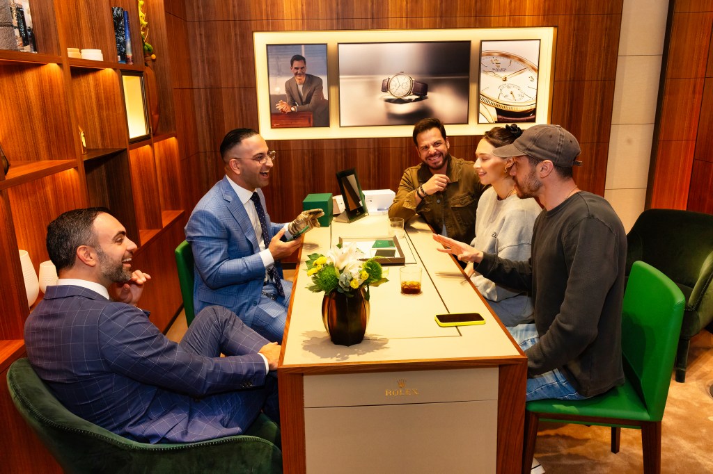 Pete Davidson buying matching Rolex watches for him and Elsie Hewitt at the Gerald Peters Watch & Jewelry showroom in Staten Island, NY Friday. 