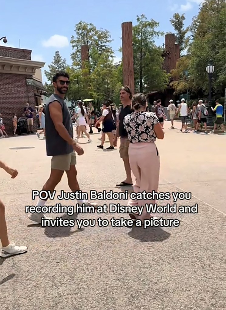 Justin Baldoni at Disneyland Park