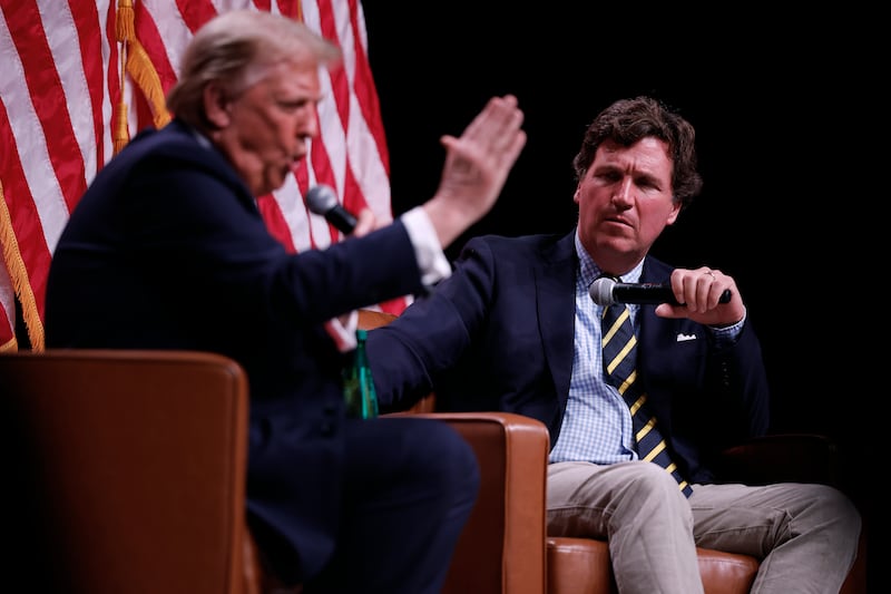 Carlson and Trump