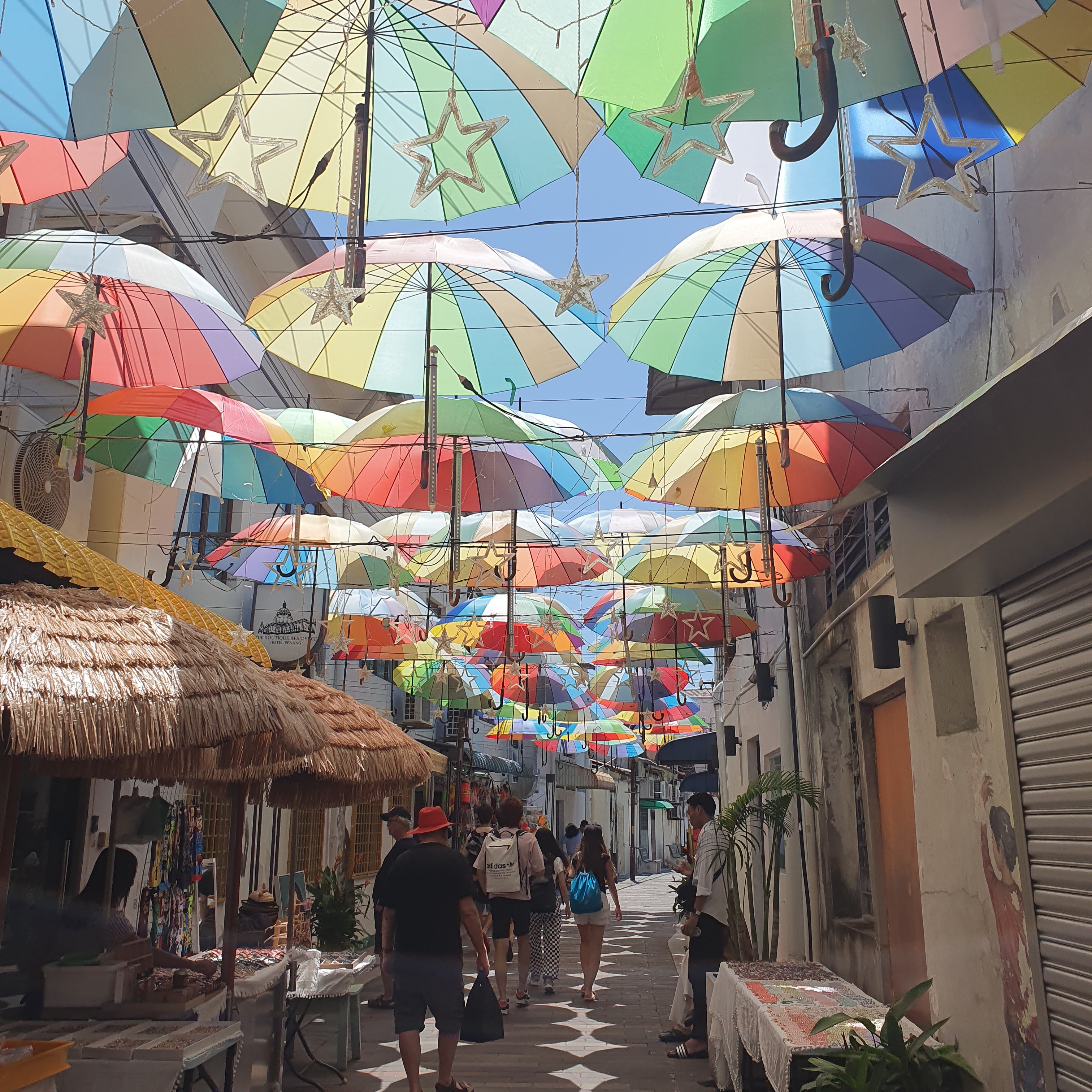 A street in Georgetown, Penang, in Malaysia.