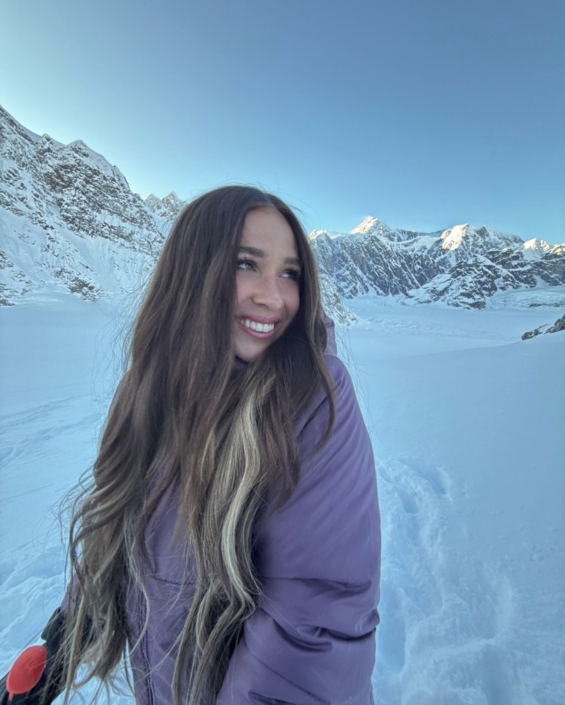 Kim Zolciak's daughter Ariana Biermann poses for a photo.