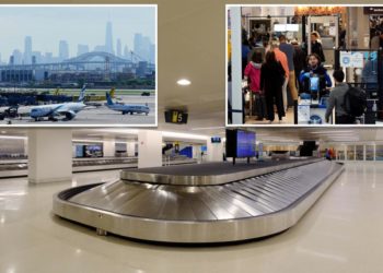 2-year-old boy is swept away on luggage conveyor belt at Newark Airport in latest terror at  beleaguered travel hub
