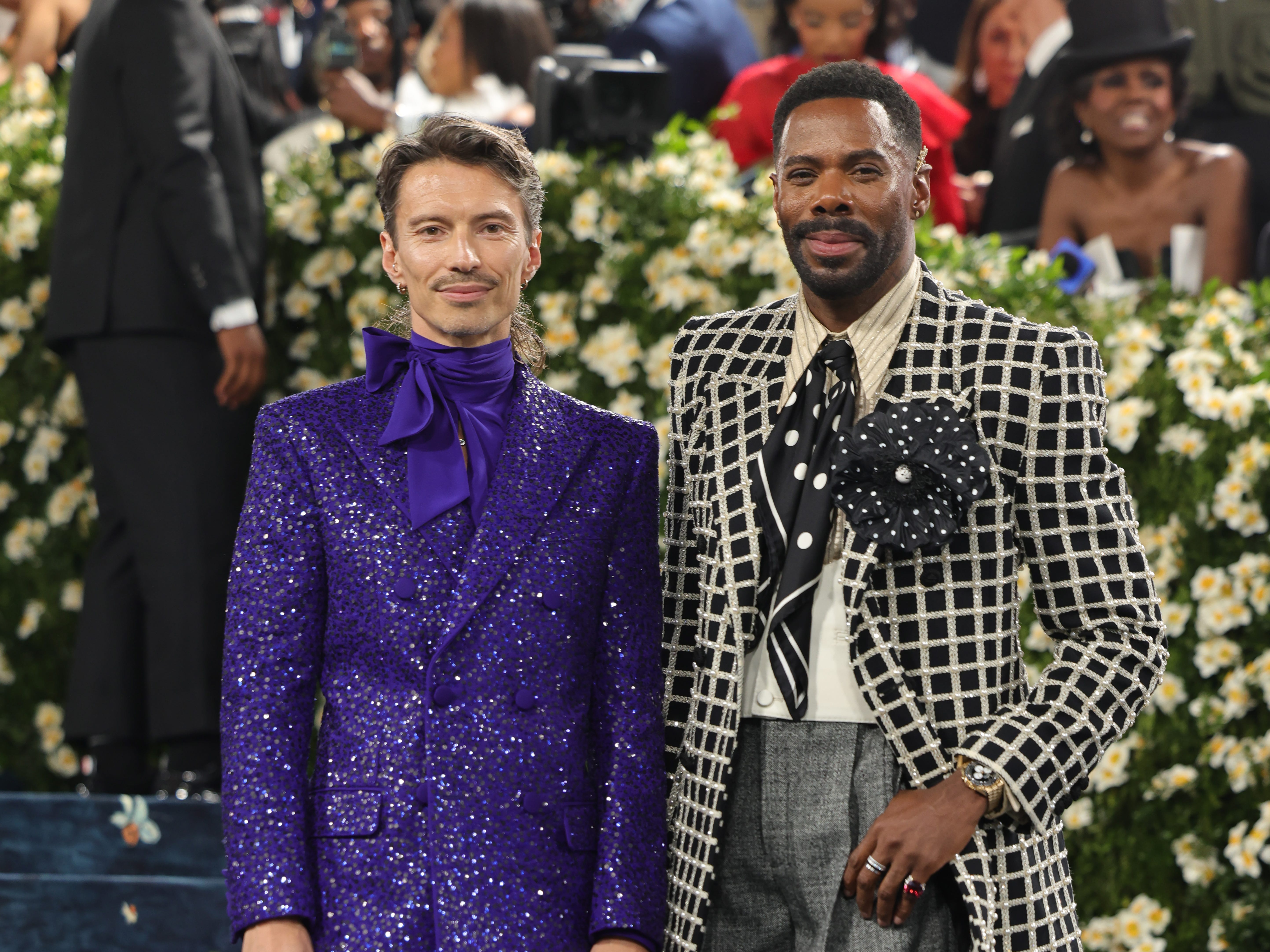 Raúl Domingo and Colman Domingo, Met Gala Co-Chair, attend the 2025 Met Gala