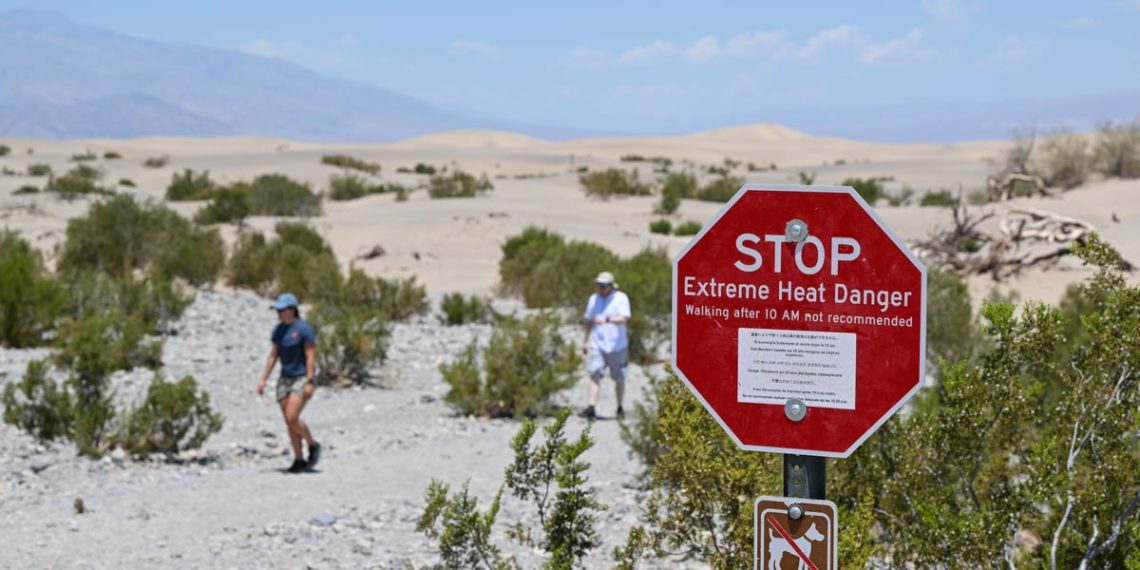 The hottest temperature ever recorded in every state