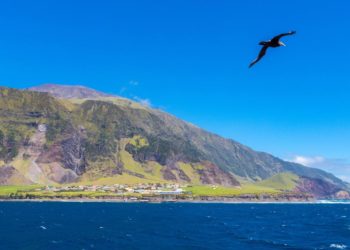 See what life is like in the world’s most isolated settlement, which sits at the foot of an active volcano in the South Atlantic Ocean