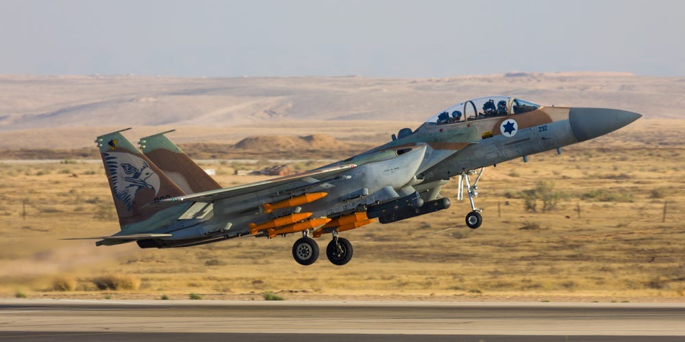 Photos show Israel’s F-15I Ra’am ‘Thunder’ fighter jets used in strikes against Iran’s nuclear program