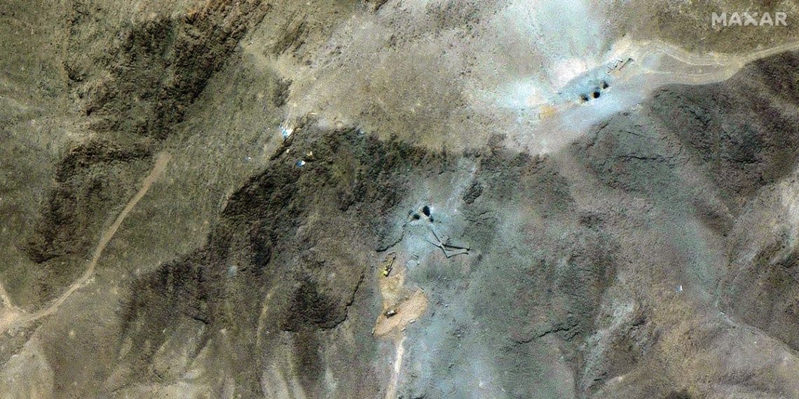 Satellite images appear to show excavators and bulldozers at work at Iran’s bombed-out nuclear site