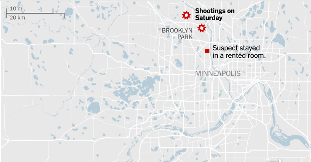 A Timeline of the Minnesota Shootings