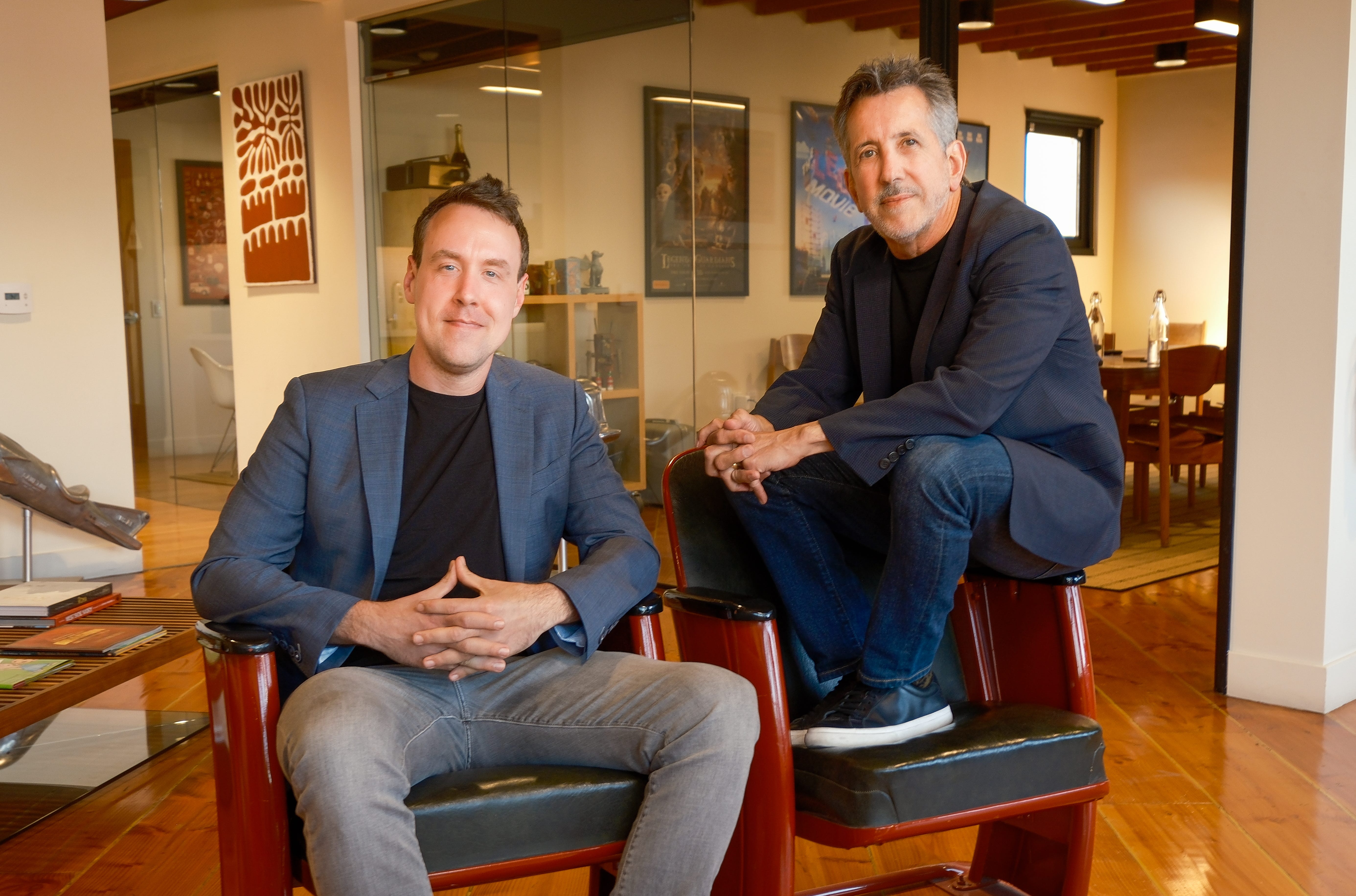 Aaron Sisto (L) and Chris deFaria, cofounders of Chronicle Studios