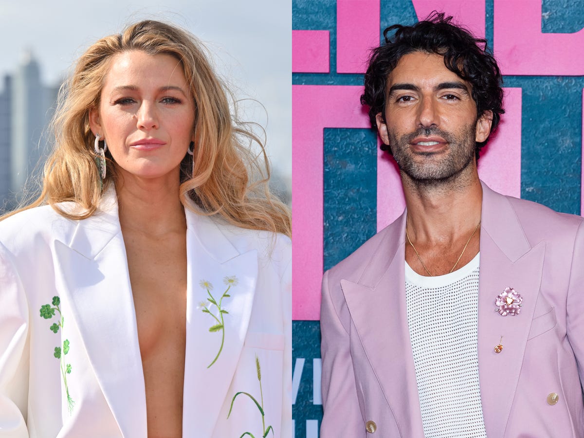 Blake Lively Justin Baldoni split image