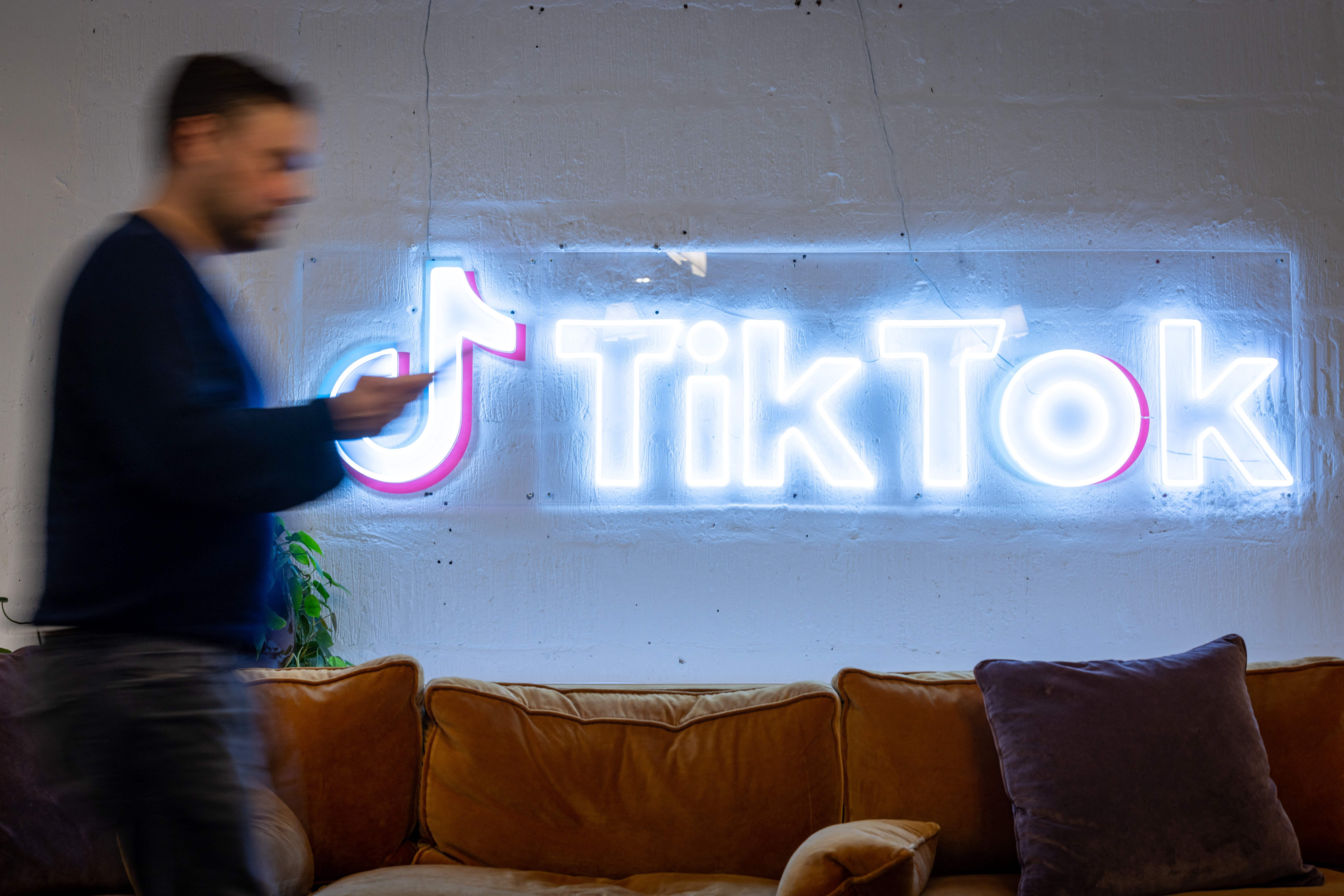 TikTok logo.