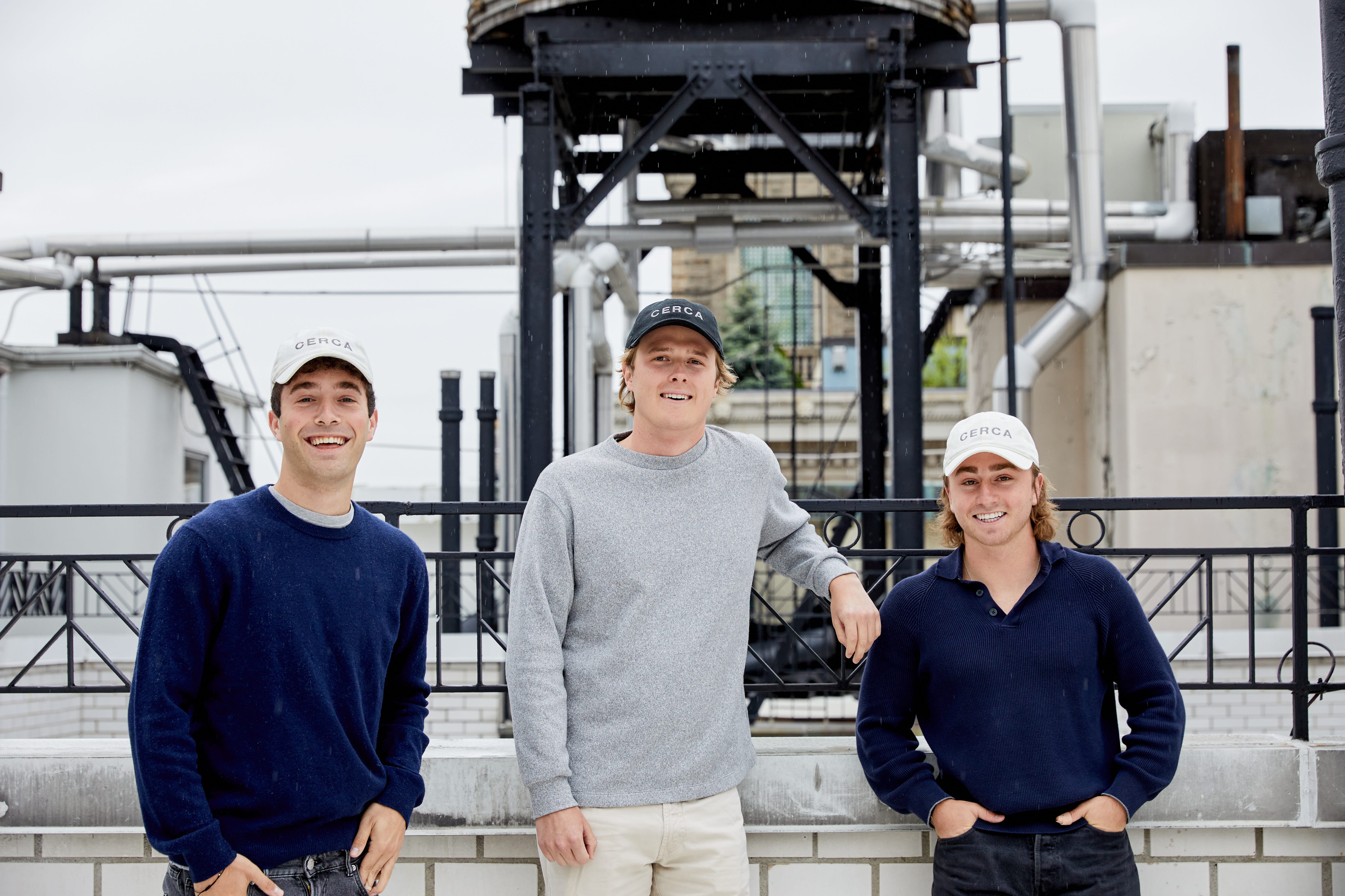 Cerca dating app founders: Myles Slayton (Founder and CEO), William Conzelman (CMO) and Carter Rocket-Munk (COO).