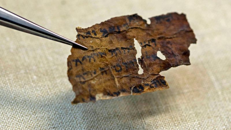 AI analysis of ancient handwriting gives new age estimates for Dead Sea Scrolls