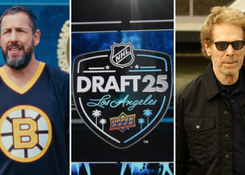 Adam Sandler & Jerry Bruckheimer Announce First-Round Picks At NHL Draft In Los Angeles