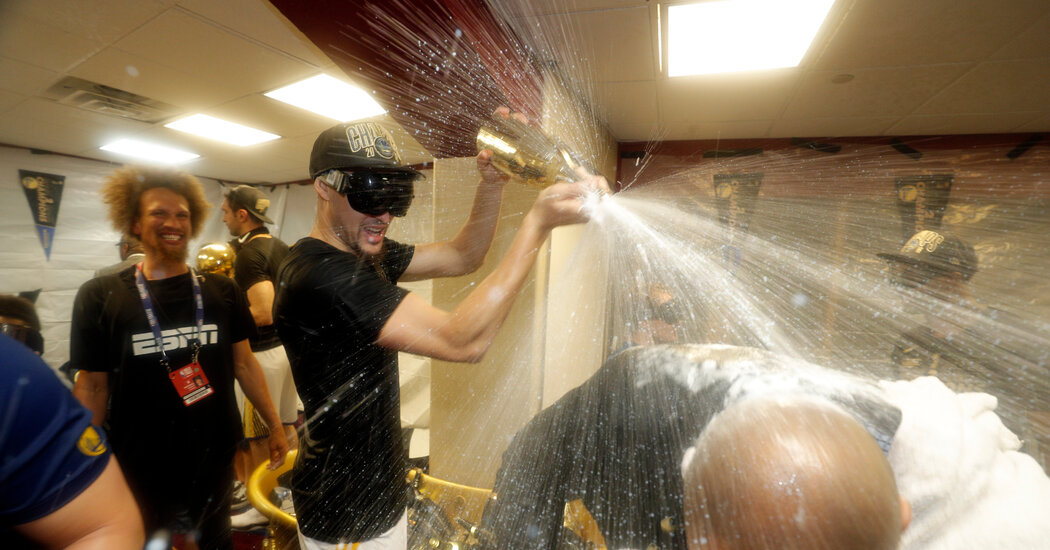 After the N.B.A. Finals, a Brand Opportunity That’s Shaken and Sprayed