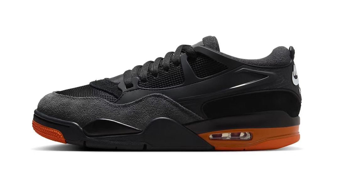 Air Jordan 4 RM “Black/Orange” Has Dropped
