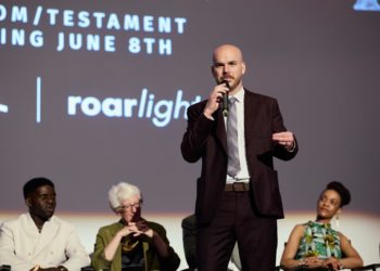 Angel Studios CCO Jeffrey Harmon Touches Down In  London For ‘Testament’ Premiere; Talks Growing UK Footprint & ‘Young Washington’ Shoot