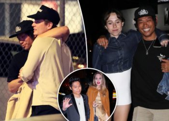 Angelina Jolie’s son Pax can barely stand after wild night out