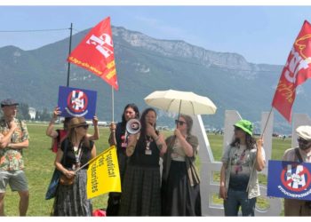 Animation, Writers & Actors Guilds Hold “Historic” Anti-Generative AI Protest At Annecy: “GenAI Seeks Not To Support Artists, But To  Destroy Them”