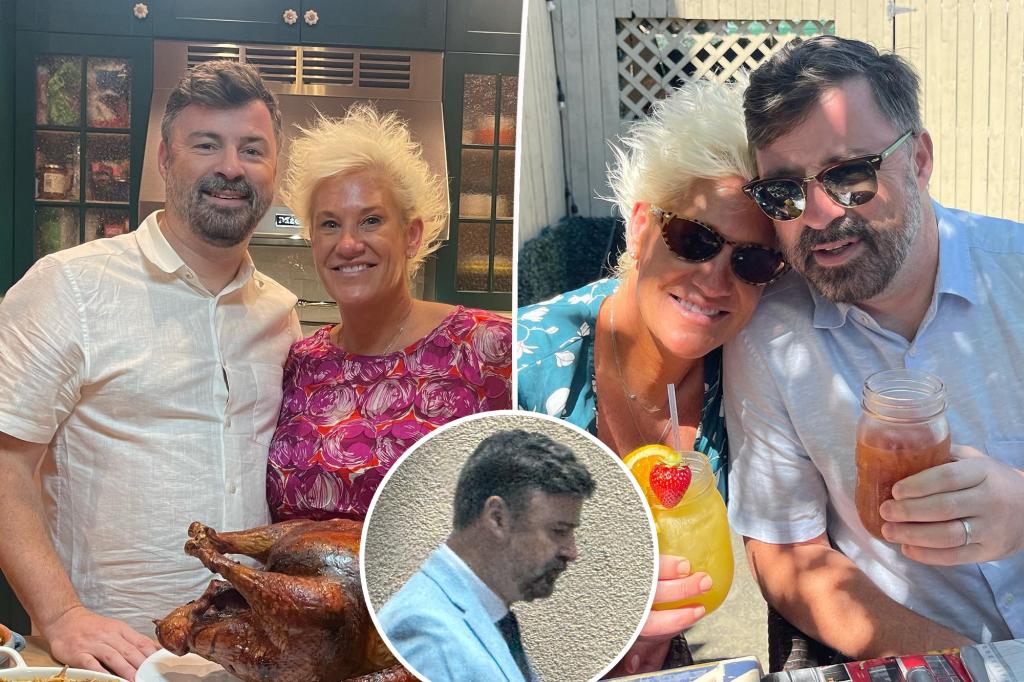 Anne Burrell’s husband, Stuart Claxton, seen for the first time since chef’s tragic death