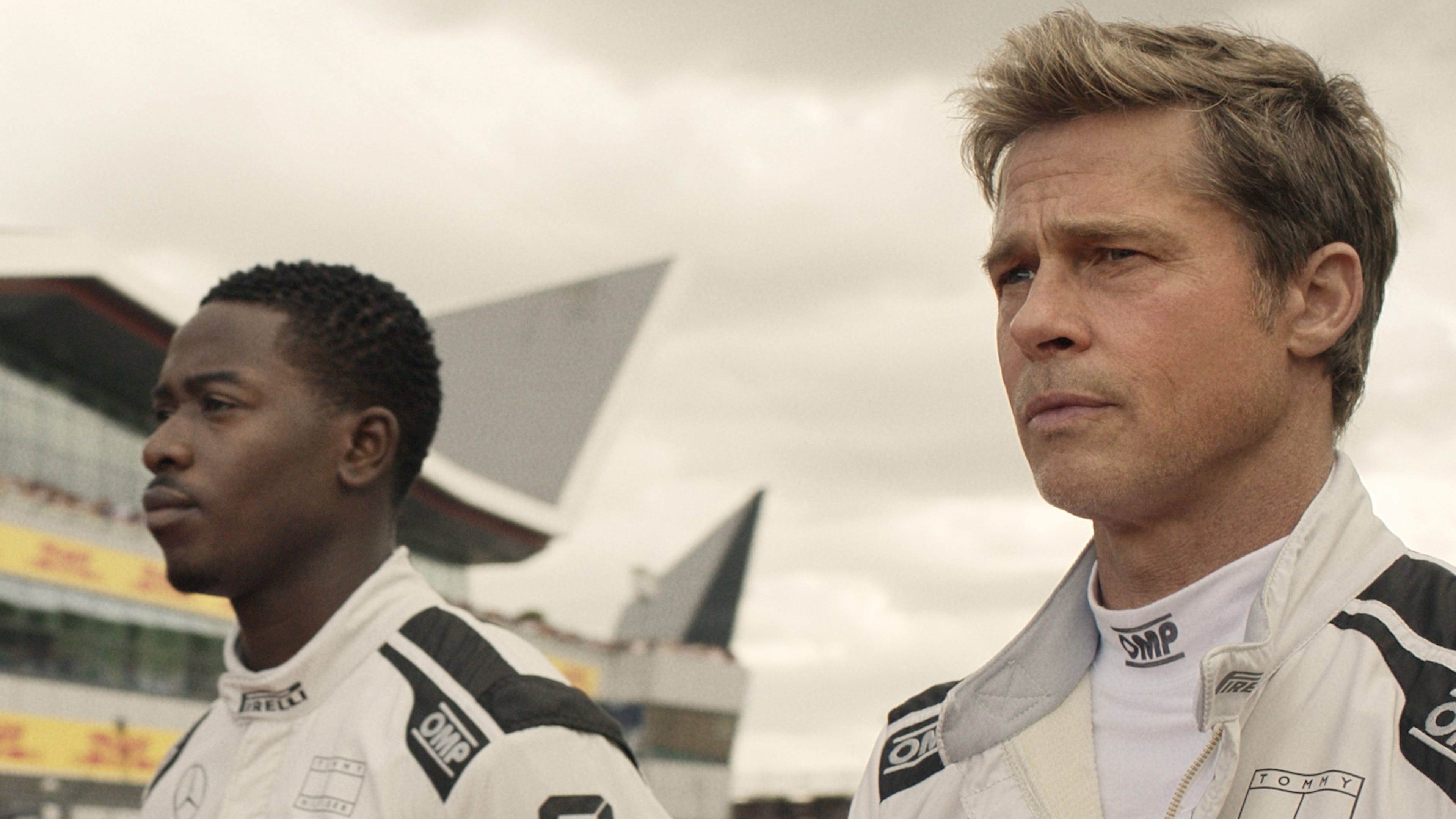 "F1" stars Damson Idris and Brad Pitt