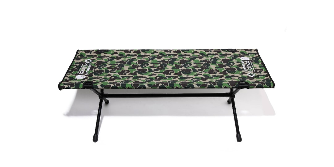 BAPE & Helinox Reunite for CAMO Outdoor Furniture & Special-Edition Shark Hoodie