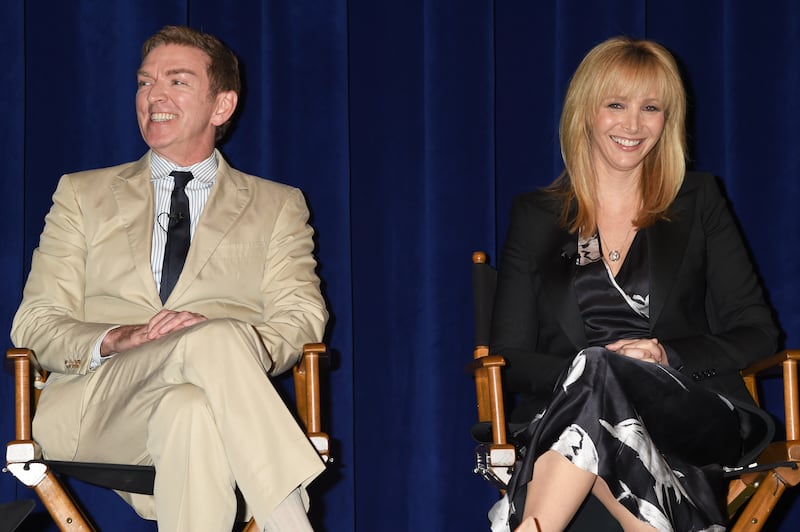 LOS ANGELES, CA - JUNE 02: Executive Producer Michael Patrick King and Actress Lisa Kudrow attend HBO's