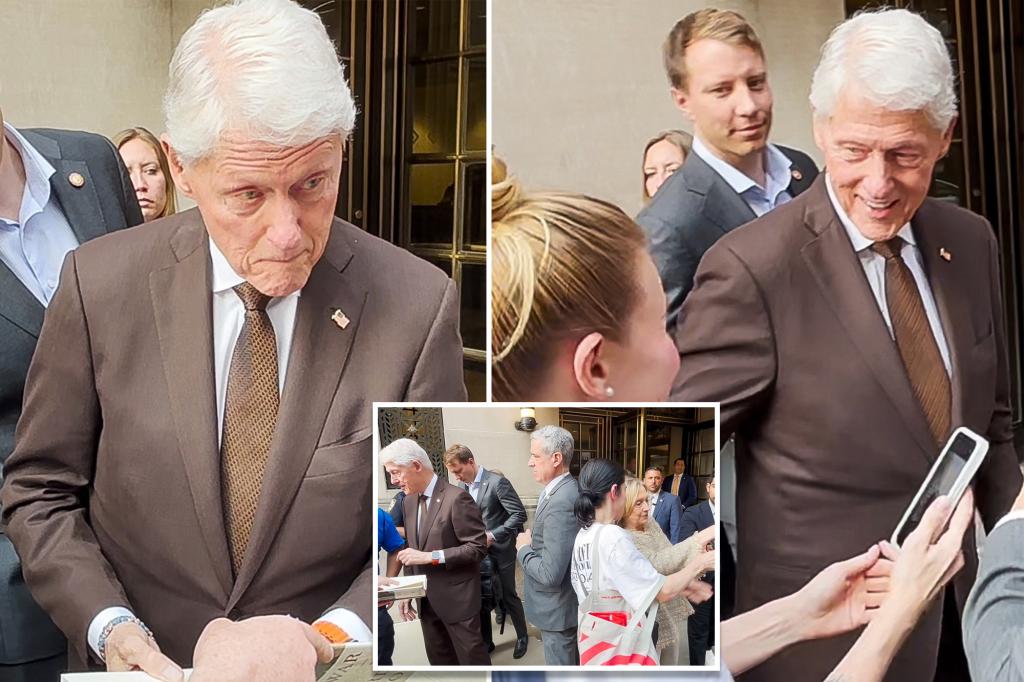Bill Clinton stumbles ahead of NYC book event, sparking concern: ‘Like Joe Biden’ 