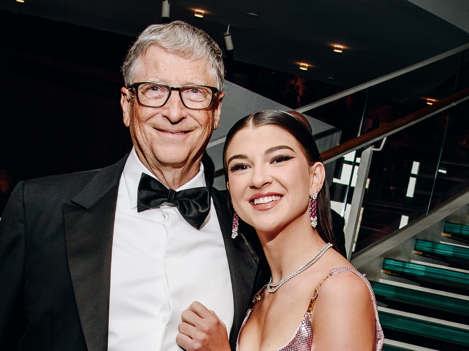 Bill Gates and his daughter, Phoebe Gates.