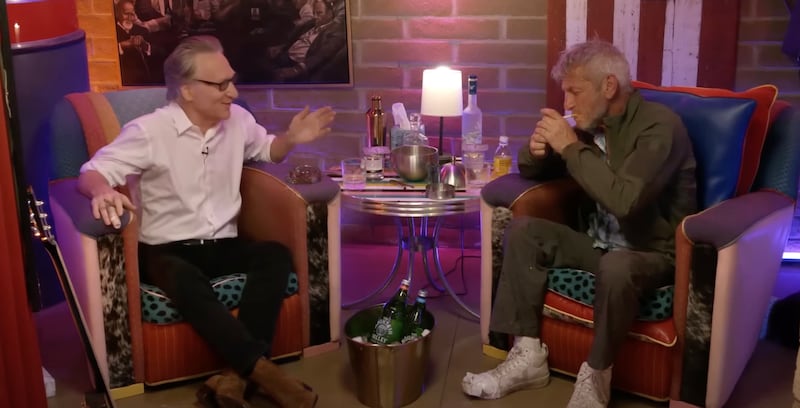 Sean Penn and Bill Maher on the Club Random podcast.