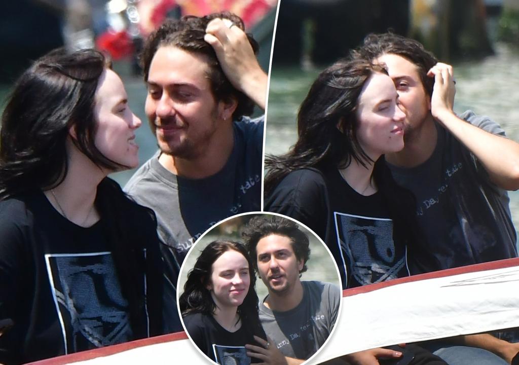 Billie Eilish and Nat Wolff cozy up on boat ride in another PDA-packed outing in Venice