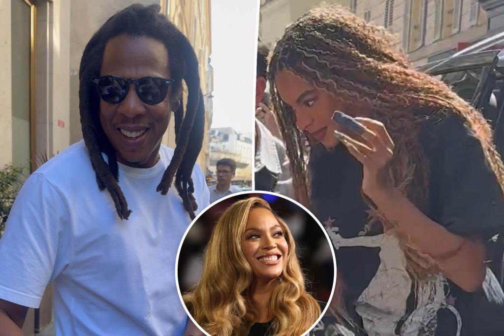 Blue Ivy, 13, is mom Beyoncé’s twin on Paris outing with dad Jay-Z