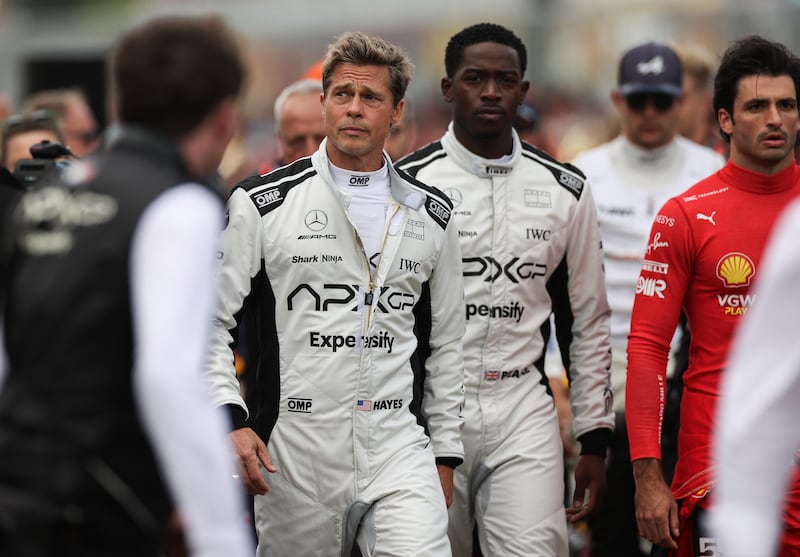 Brad Pitt and Damson Idris