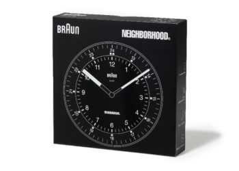 Braun & NEIGHBORHOOD Reproduce Retro Clock Designs From the 1980s