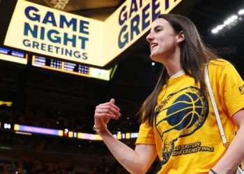 Caitlin Clark, Kylie Jenner, and Timothée Chalamet Watch New York Knicks Fall to the Indiana Pacers