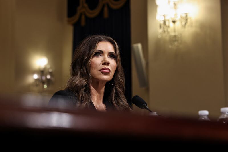 Secretary of Homeland Security Kristi Noem says her department is working at “turbo speed” to deliver on Trump’s mass deportation effort.
