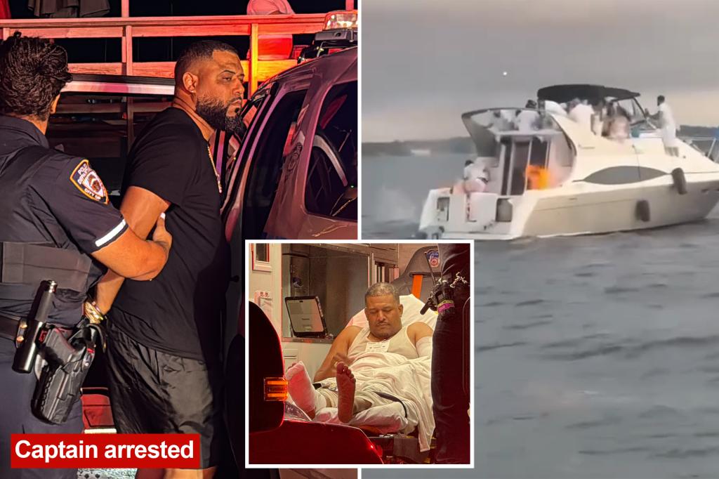 Captain arrested as NYC boat explosion forces 22 passengers to swim for their lives