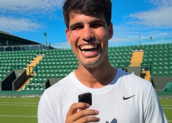 Catching Up with Wimbledon Champion Carlos Alcaraz in an Exclusive Courtside Interview