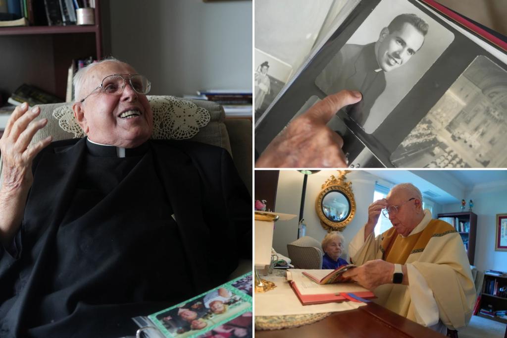 Catholic priest still bakes pies, enjoys opera and performs daily Mass at age 100: ‘The Lord was wonderful to me’